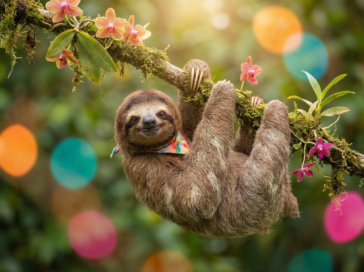 精神小妹树懒生活视频